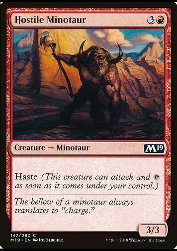 Hostile Minotaur (Feindseliger Minotaurus)